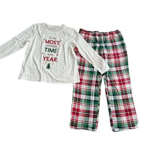 Women's Pajama Set Christmas  "Wonderful Time of The Year" NEW 3X